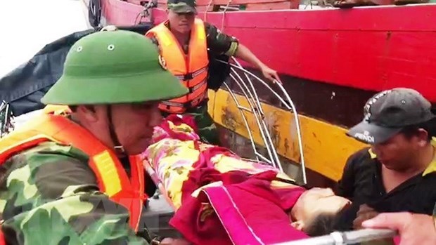 Quang Binh: Tai nan nghe nghiep, mot thuyen vien tu nan tren bien hinh anh 1